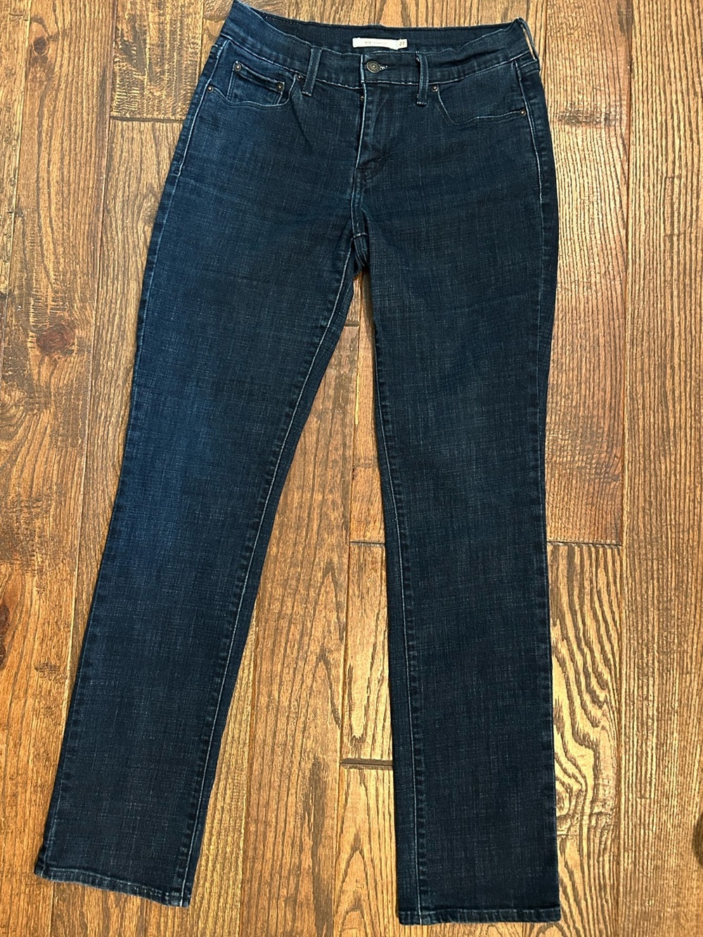 Levi’s 505 Straight Leg Jeans Women’s 27 x 32 Dark Wash Classic Denim